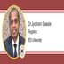 IES University Bhopal Registrar: Dr.Jyotiram Sawale